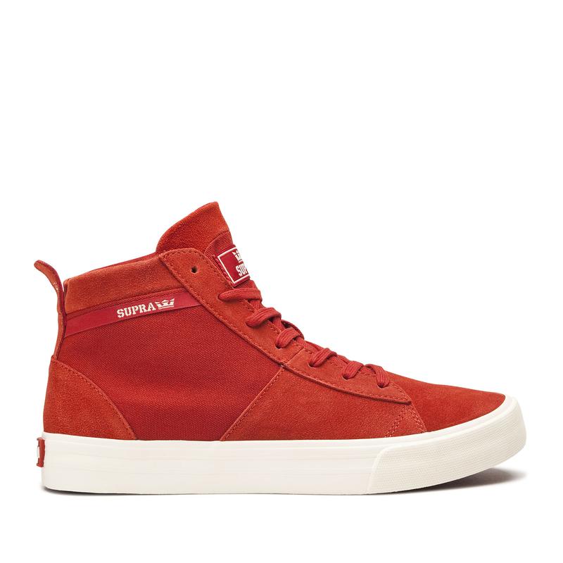 Supra STACKS MID Sneaker High Damen Rot Kaufen BJDXO1408